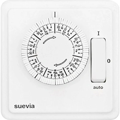 Bild av Suevia SU280439 Analog infälld timer Veckovis 2200 W IP20 Program på/av
