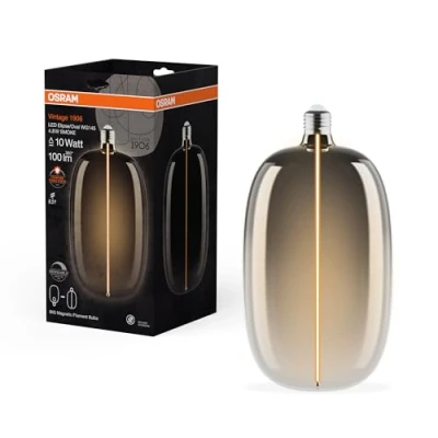 Bild av OSRAM LED Big Elipse Oval E27 4,8W 818 Filament rök dimbar