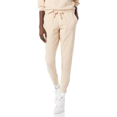 Bild av Amazon Essentials fleece joggingbyxor för kvinnor (finns i plusstorlek), beige, 4X