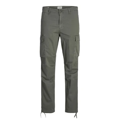 Bild av Jack &amp; Jones Jpstace Jjtucker AMA NOOS Cargobyxor, Storlek: 32x36, Agave green