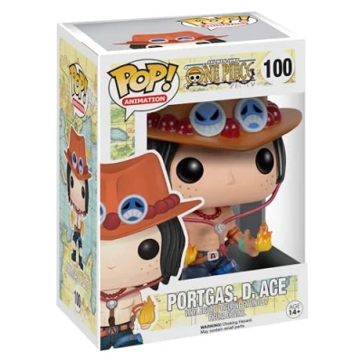 Bild av Funko POP! Animation: One Piece Portgas D. Ace Samlarobjekt Vinylfigur Presentidé Officiell Merchandise Leksaker för Barn &amp; Vuxna Anime Fans Modellfigur samlare och utställning