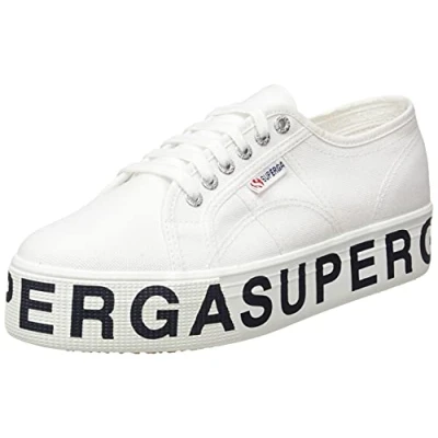 Bild av Superga Dam 2790 cotw tryckta sneakers, Vit, 42 EU