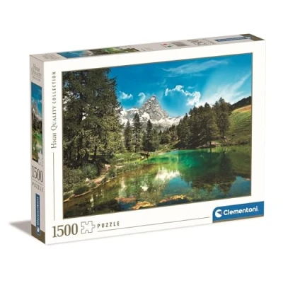 Bild av Clementoni Adult Puzzle, Pussel 1500 Hqc Blå Sjö, 14 99 år, för vuxna, 31680
