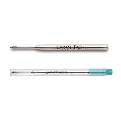 Bild av Caran d&#039;Ache Goliath Kulspetsrefill Turquoise Medium Gratis gravyr