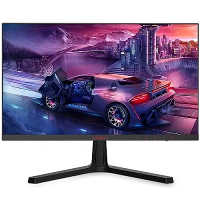 Bild av KOORUI Spelskärm 24 tum FHD PC skärm VA 165 Hz 1 ms 144 Hz, FreeSync GSync kompatibel, DCI P3 85%, 2 x HDMI, DP lutningsbar, svart