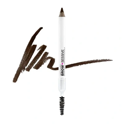 Bild av Wet n Wild, Brow Sessive Pencil, Ögonbrynspenna med Dubbla Ändar och Ögonbrynsborste för Tunna Tjocka Ögonbryn, Naturlig Formula, Byggbar Färgdefinition, i Nyansen Dark Brown