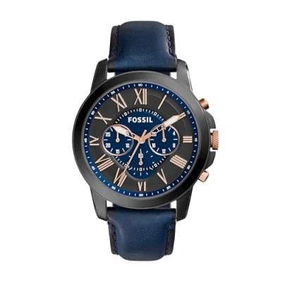 Bild av Fossil Kronografklockor, Storlek: One Size, Blau