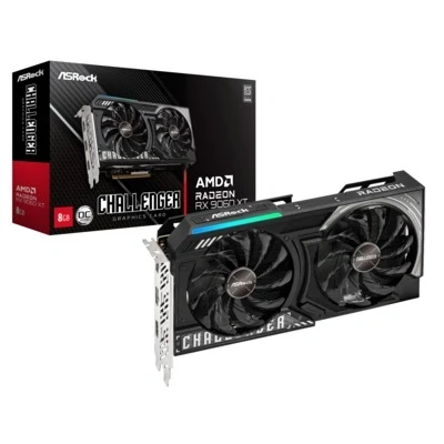 Bild av ASRock Radeon RX 9060 XT Challenger 8GB GDDR6 RAM Grafikkort