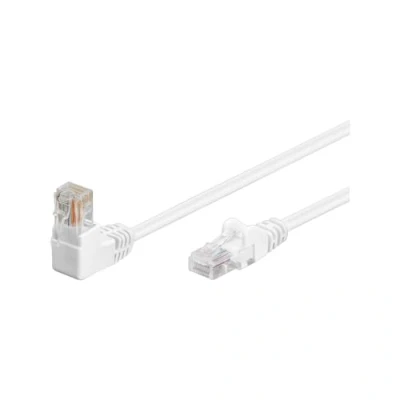 Bild av Goobay 96087 CAT 5e patchkabel 2 x 90 vinklad, U/UTP, svart, RJ45 kontakt (8P8C)