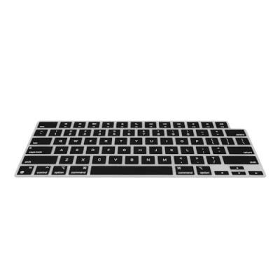 Bild av kwmobile Tangentbordsskydd kompatibelt med Apple Macbook Air 15 M3 2024 A3114 tangentbordsfodral US engelskt QWERTY svart