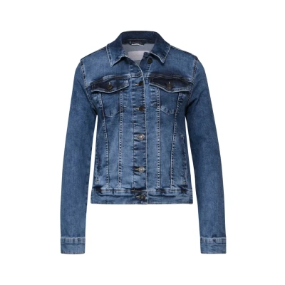 Bild av STREET ONE A212417 jeansjacka, Mid Blue Random, 34, 34