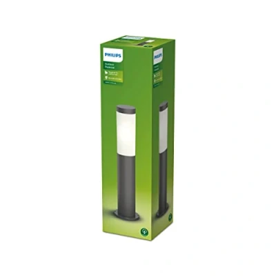 Bild av Philips Utomhus LED golvbelysning Utrecht, för utomhusbruk, antracit, 60 W, IP44 skyddsklass, utbytbar glödlampa