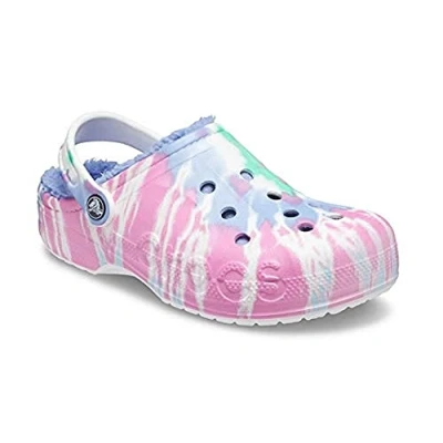 Bild av Crocs Baya Lined Clogunisex vuxen Träskor, Rosa lemonad multi, 37 EU
