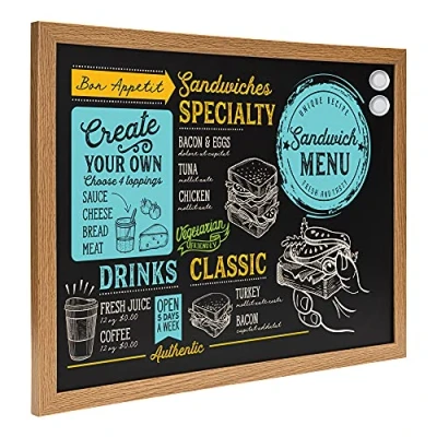 Bild av Amazon Basics svart tavla, 43 x 58,4 cm,