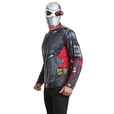 Bild av Rubie&#039;s Herr DC självmordstrupp Deadshot kostymkit, standard, bröstkorg 12,8 cm, midja 76,2 86,4 innesöm 83,8 cm