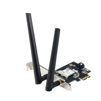 Bild av ASUS BE6500 WiFi 7 PCI E triband adapter (802.11be Bluetooth 5.4, WPA3, OFDMA och MU MIMO, Multi Link Operation)