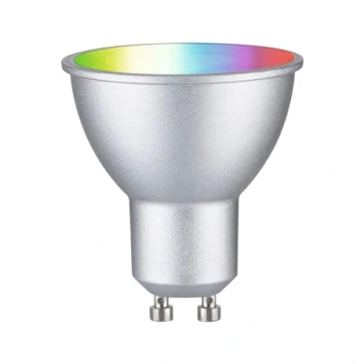 Bild av Paulmann 29149 Standard 230V Smart Home Zigbee LED Reflektor GU10 350 lm 4,8 W RGBW+ Dimbar Matt krom Ljuskälla