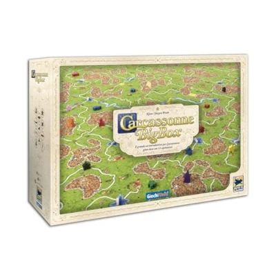 Bild av Giochi Uniti Carcassonne Big Box 2022, Carcassonne, brädspel, 26 spelare, 7 år, italiensk modell, GU729