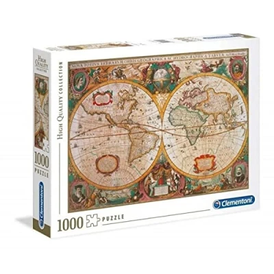 Bild av Puzzle Clementoni 1000 pièces (Ancienne carte)