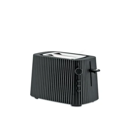 Bild av Alessi Toaster Plissé Black 6 settings Michele de Lucchi MDL08 B