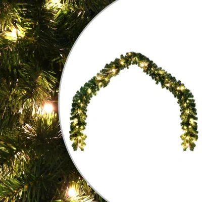 Bild av VidaXl Julkrans Med Led Lampor 10 M