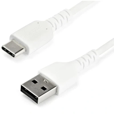 Bild av StarTech.com 2 m / 6.6ft. USB 2.0 to C cable White Aramid Fiber