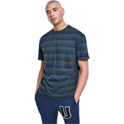 Bild av Urban Classics Tshirt med print, Storlek: Small, Bottlegreen/midnightnavy