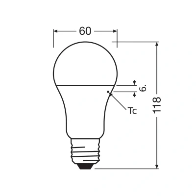 Bild av OSRAM LED Classic Star, matt, E27, 14 W, 4 000 K, 1 521 lm