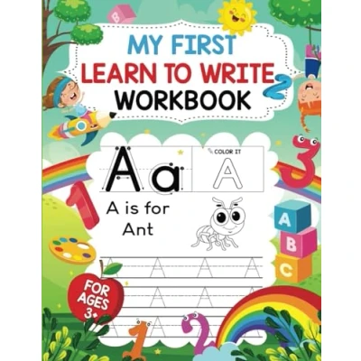 Bild av My First Learn to Write Workbook for ABC Kids: Practice Kids with Pen Control, Line Tracing, Letter Writing, and More!