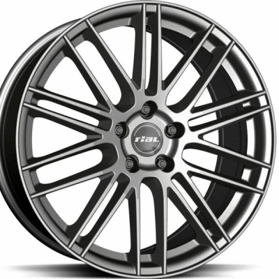 Bild av Rial Kibo Metal Grey 8x19 5/108 ET45 B63.4