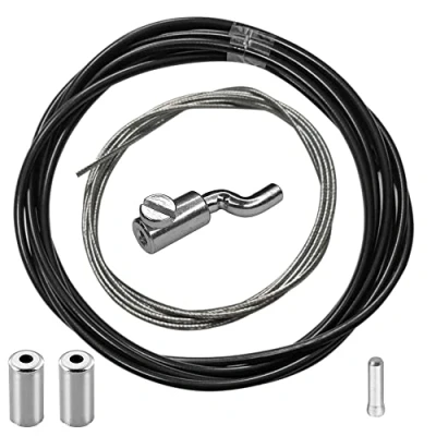 Bild av cyclingcolors gräsklippare reparationsset: tåg kabel bowdenkabel 2 m skruvnippel Z/S kabelklämma vajer gaståg drift traktor