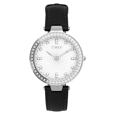 Bild av Timex Adorn WITH Crystals Klocka Black, Storlek: One Size, Black