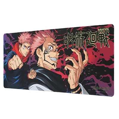 Bild av Grupo Erik Jujutsu Kaisen XXL Mouse Mat Desk Pad 31.5&quot; x 13.78&quot; Non Slip Rubber Base Pad, Gaming Keyboard Merch