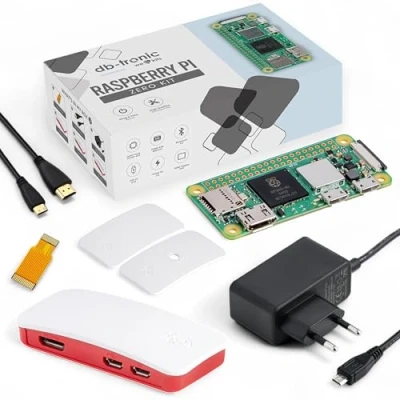 Bild av Raspberry Pi Zero 2 W startset/5,1 V 2,5 A strömförsörjning/hölje med 3 lock/mikro HDMI adapter/Raspberry
