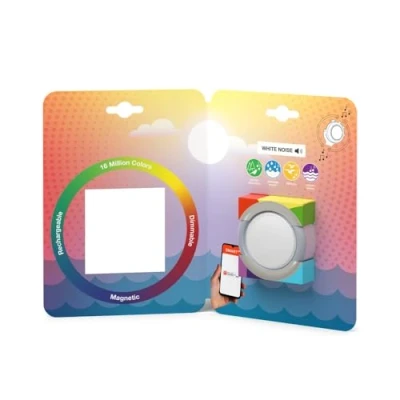 Bild av OSRAM SMART+ DOT IT TWIST &amp; SHAKE, smart mobil nattlampa eller barnlampa med 16 miljoner RGB färger, styrbar via tryck rotation app, magnetisk, sömnfunktion omgivande ljud