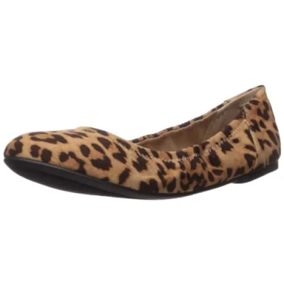 Bild av Amazon Essentials kvinnors Belice balett platt, ljusbrun leopard, 8,5