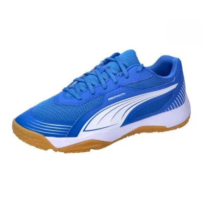 Bild av Puma Solarflash III JR Unisex Indoorskor för barn, Storlek: 28, Team royal/white Skinnimitation/textil