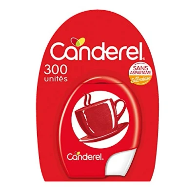 Bild av CANDEREL Sucralose Edulcorant kalorifritt sockerdroppe aspartamfri 300 tabletter praktiskt format