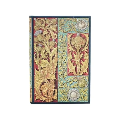 Bild av Wild Thistle (Vox Botanica) Mini 12 month Day at a time Hardback Dayplanner 2025 (Elastic Band Closure): jeden dzień na stronie, zamykany gumkę, papier 80 gsm