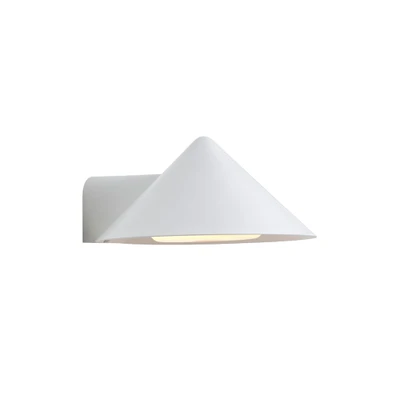 Bild av FRANDSEN LED vägglampa Grasp, vit, bredd 15 cm, metall