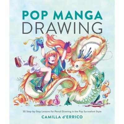 Bild av Pop Manga Drawing: 30 Step by Lessons for Pencil Drawing in the Surrealism Style