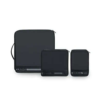 Bild av Samsonite packstorlek, set med 3 bagagearrangörer, 14/22/30 cm, Svart, S/M/L, bagageförvaring