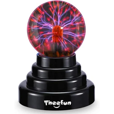 Bild av Theefun plasmaboll, beröringskänslig magisk elektrisk globboll, boll, 7,6 cm plasmaskulor, nattlampa, födelsedagspresent, julklapp, barnens dagspresent, USB/batterikraft