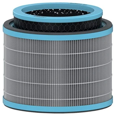Bild av Leitz Trusens Ersättningsfilter, Antiviralt för Allergi och Influensa, 3 i 1 HEPA filtertrumma, Förfilter, filter, Kolfilter, Kompatibel med Luftrenaren Z 2000/Z 2500, 2415117