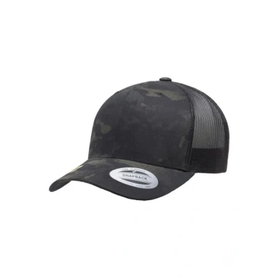 Bild av Flexfit Retro Trucker Multicam Keps black, Storlek: One Size, Black