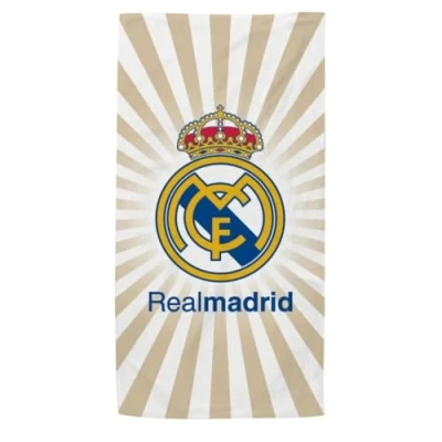 Bild av New Import Real Madrid strandhanddukar 100 % mikrofiber, snabbtorkande och exklusiv design (140 x 70 cm)
