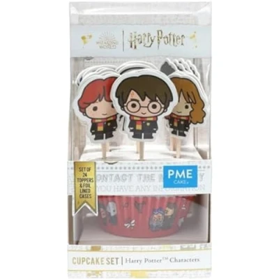 Bild av PME Harry Potter bakformar &amp; tårtdekorationer set, 24 stycken, karaktärer