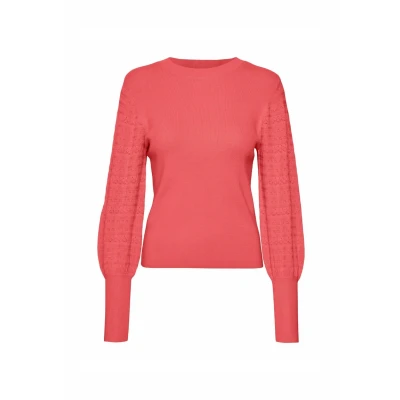 Bild av VERO MODA VMHOLLYPOINTELLE LS O NCK Pullove GA Boo, dubarry, M