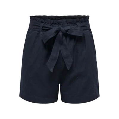 Bild av JACQUELINE de YONG Säg MW Linen Shorts Wvn, Sky Captain, L