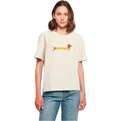 Bild av Merchcode Christmas DOG Tshirt med print, Storlek: Medium, White